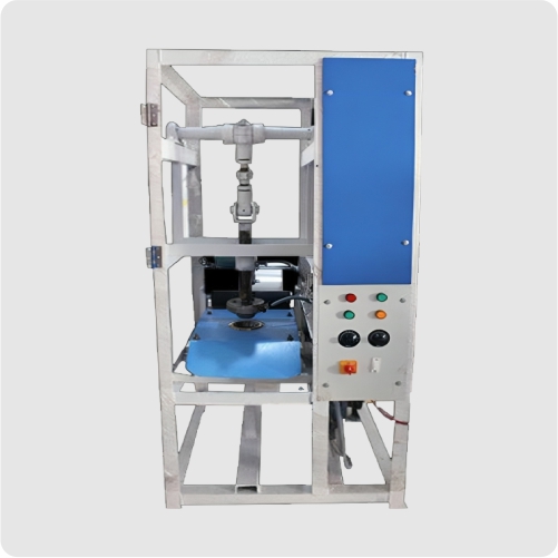 Single die paper plate making machine